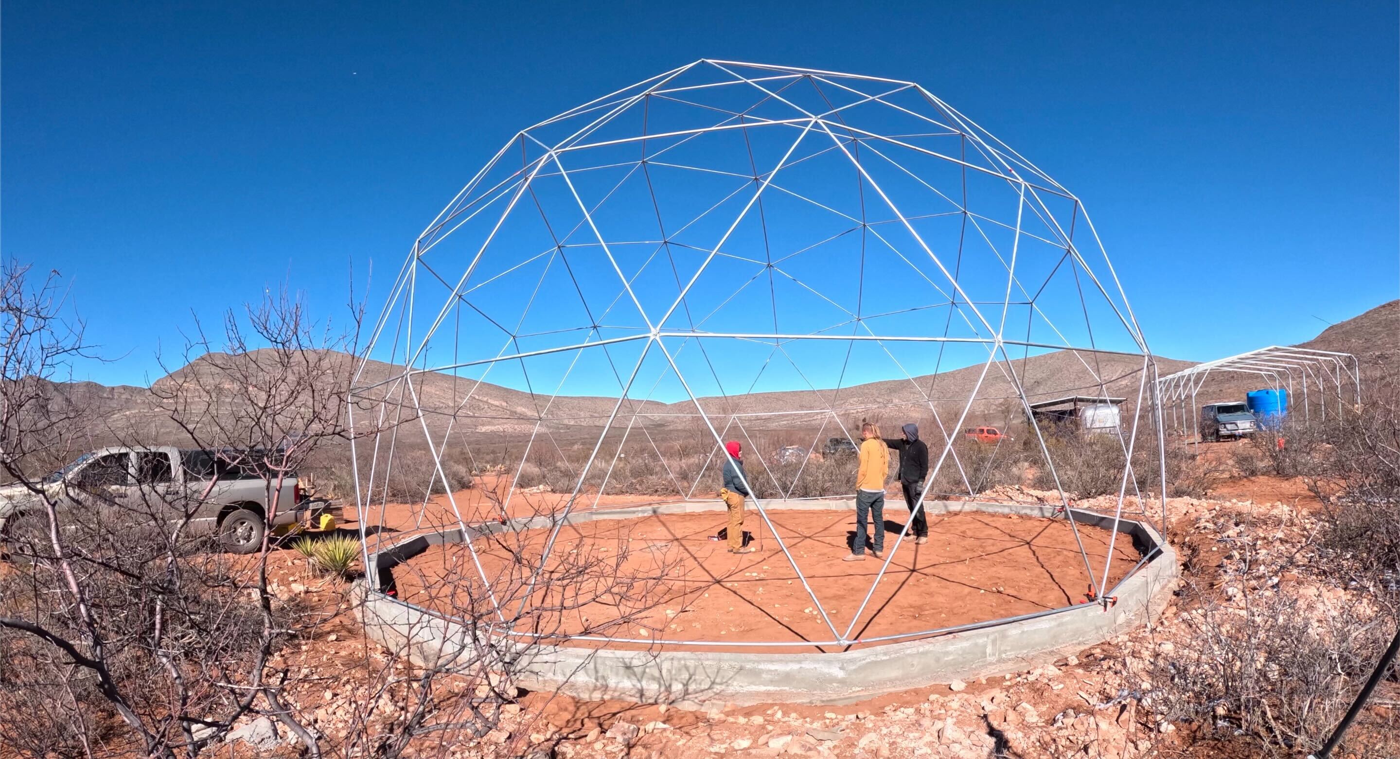 Geodesic dome stage 1